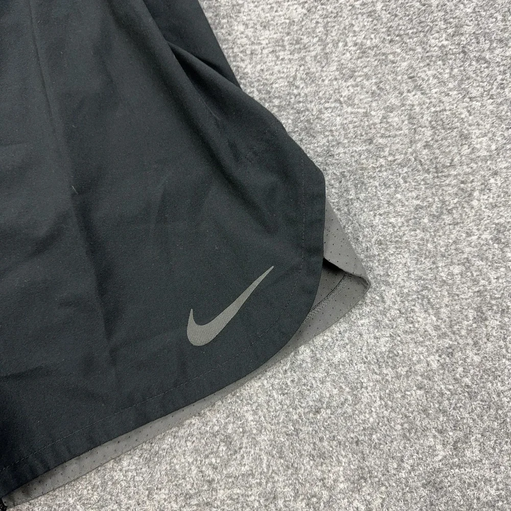 Nike Dri-FIT Shorts Mens XL Black Microfiber 8 Inch Inseam Running 833370-010